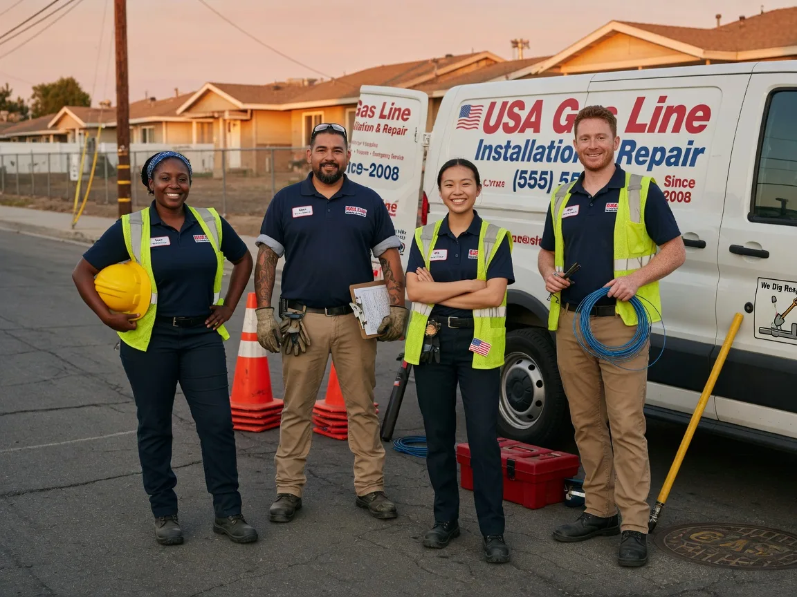 Gas Line Installation company in Penn, ND